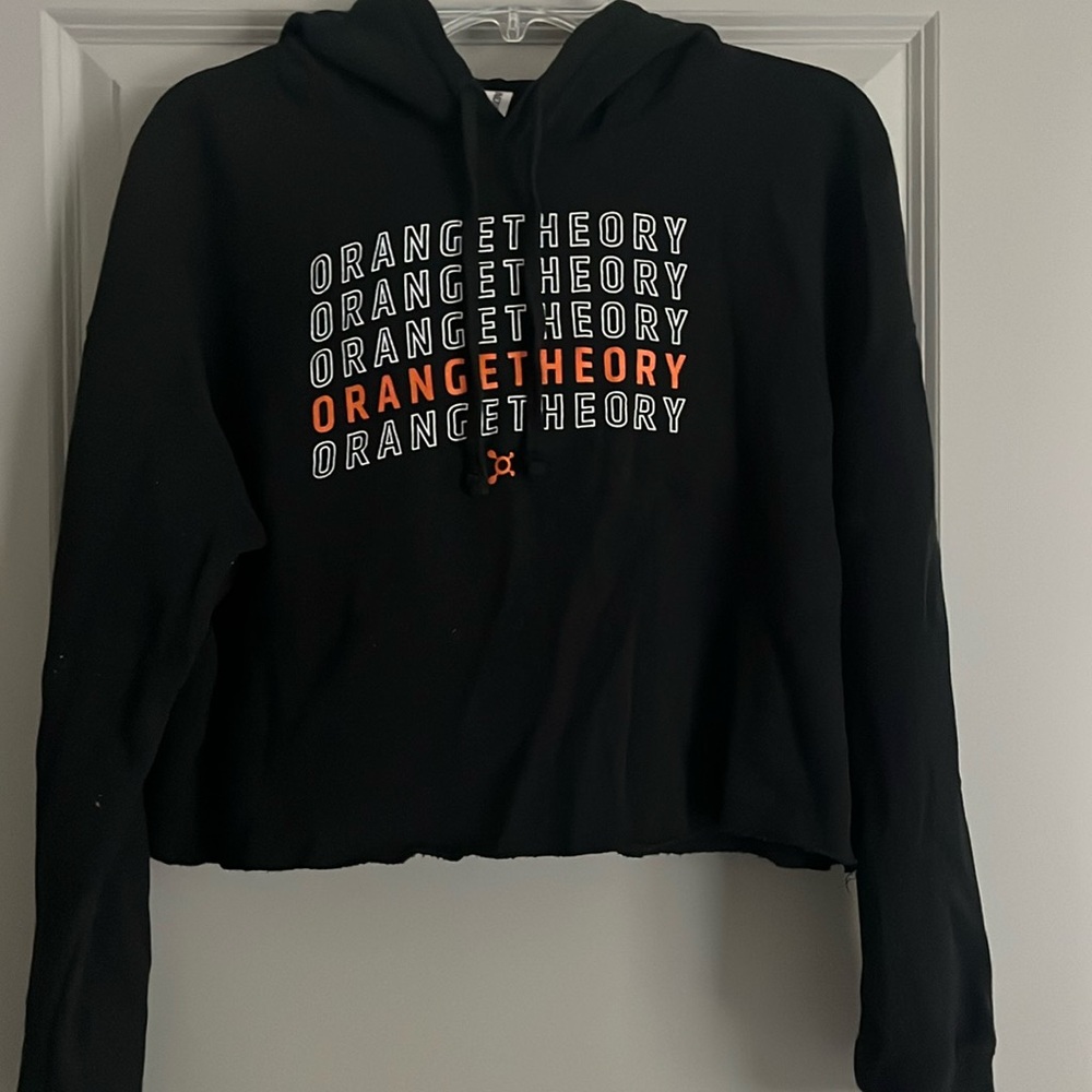 Orangetheory crop hoodie